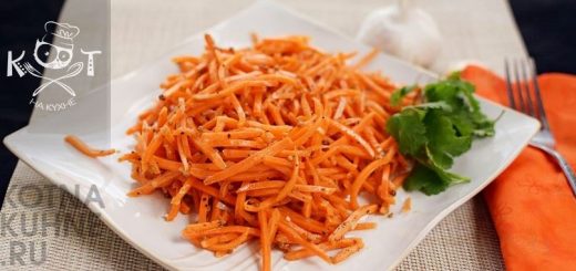 Морковь по-корейски с соевым соусом без лука