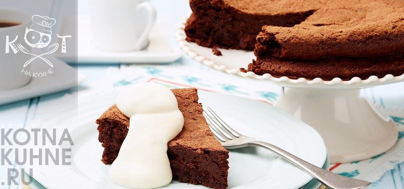 Вкусный шоколадный торт брауни без муки | Простой рецепт выпечки