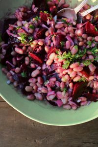Beet-WhiteBean-Salad-Gourmandesante